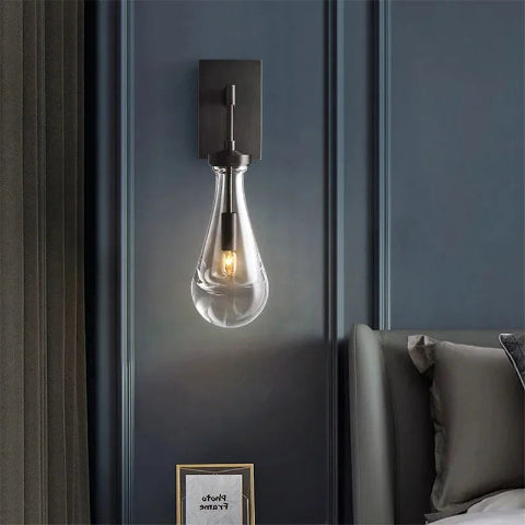 applique-murale-en-verre-noire-lampe-de-chevet