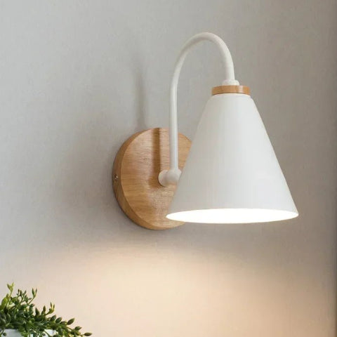 applique murale bois blanc