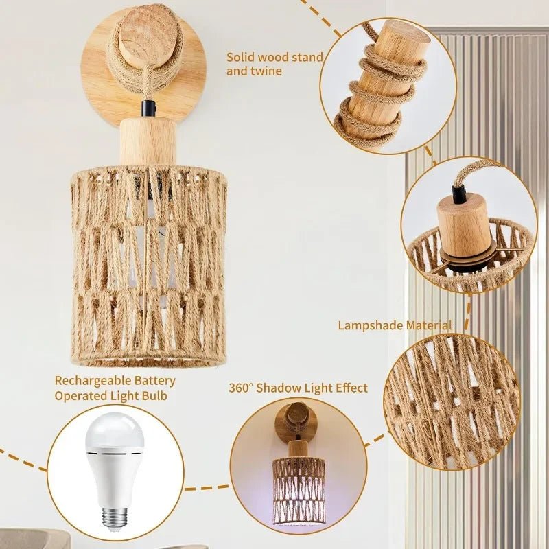APPLIQUE MURALE BOIS Joyen - Lumière de Léora