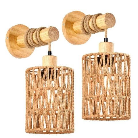 applique murale bois lot de deux