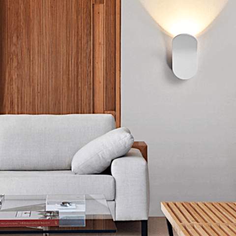 APPLIQUE MURALE BOIS | Ovale - Lumière de Léora
