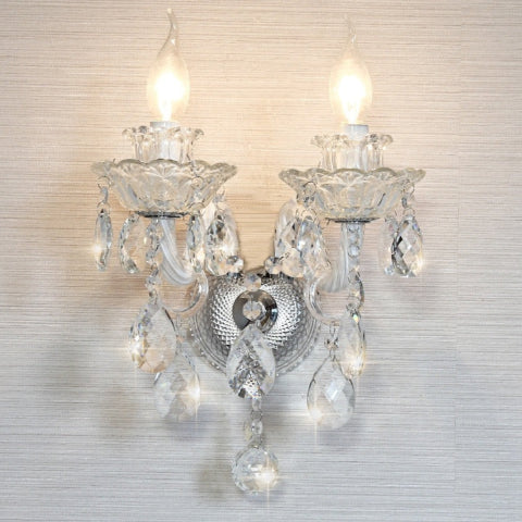 applique-murale-chandelier-allumee