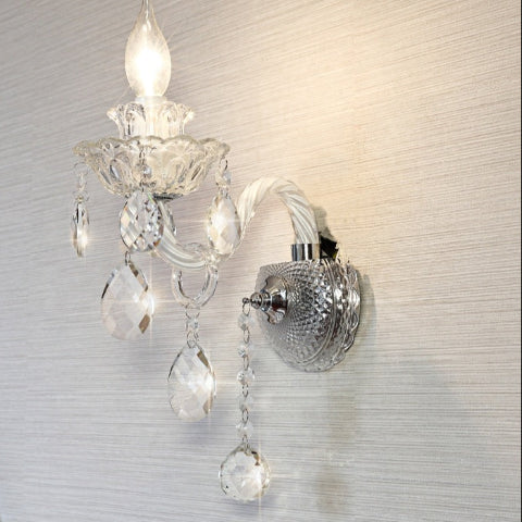 applique murale chandelier une lumiere