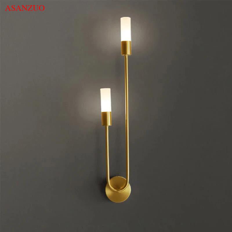 APPLIQUE MURALE DORÉE | Chandelier - Lumière de Léora