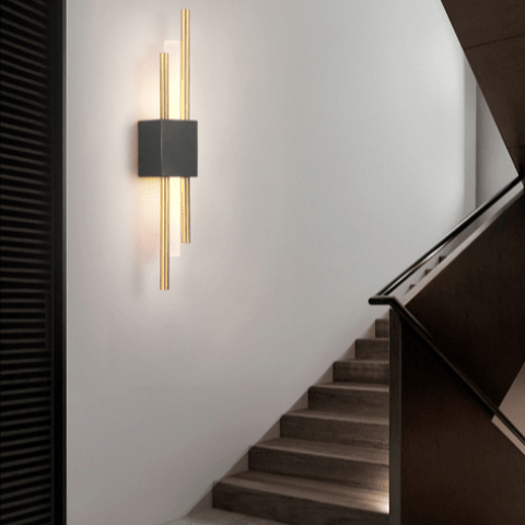 applique murale doree xylo escalier