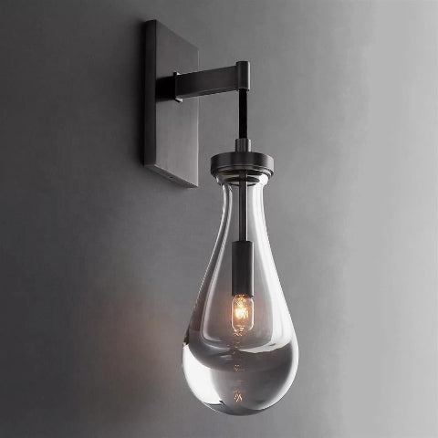 applique-murale-en-verre-noir