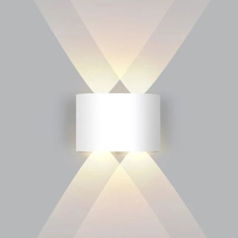 luminaire -exterieur-blanc-2led