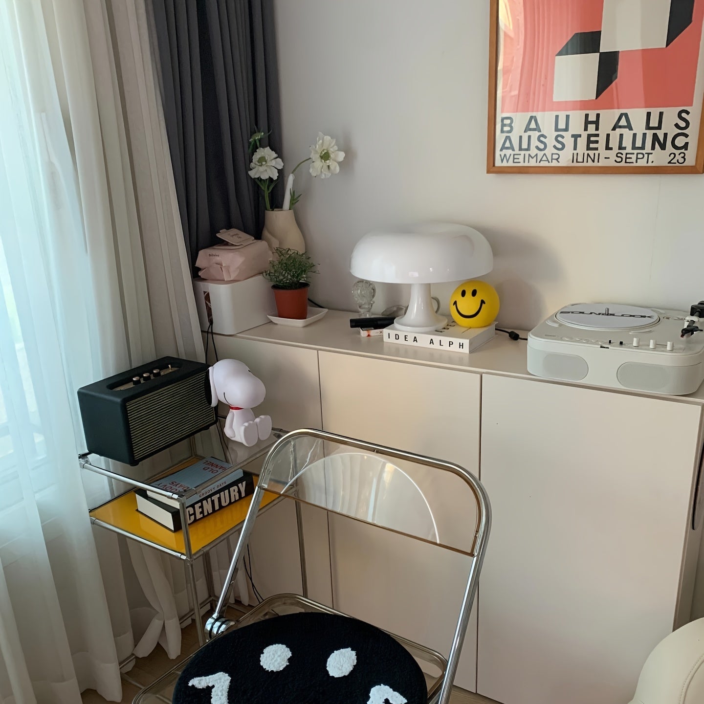 LAMPE CHAMPIGNON BLANCHE| Pure