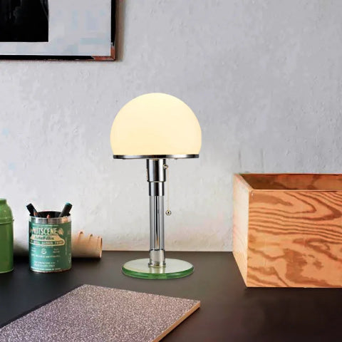 lampe champignon blanche bureau