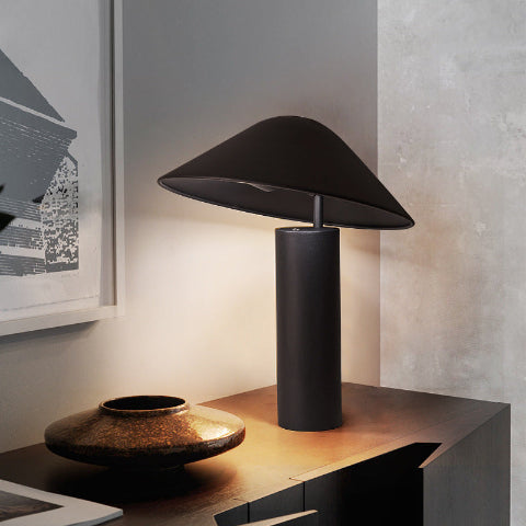 lampe champignon sur meuble