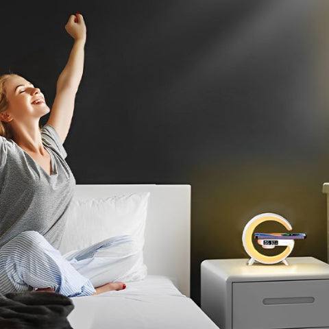 lampe de chevet design reveil