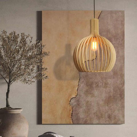 LAMPE SUSPENDUE| Cage - Lumière de Léora