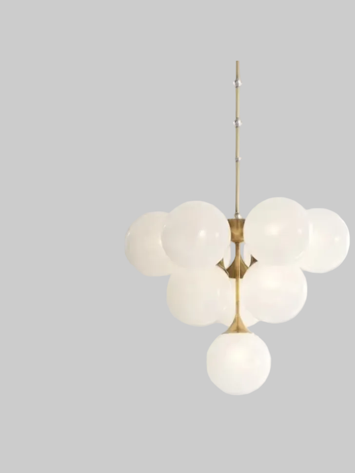 suspension luminaire design opalin