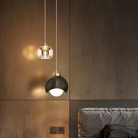 SUSPENSION VERRE | Cristal - Lumière de Léora