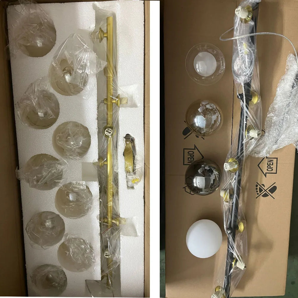 Suspension en verre fumé —  HORIZON Smoky