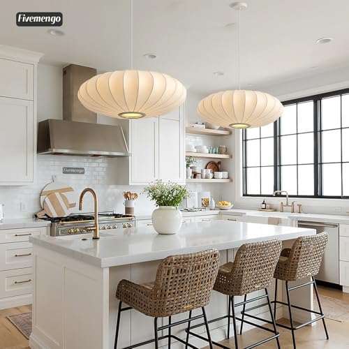 Suspension en tissu | Lune plissée