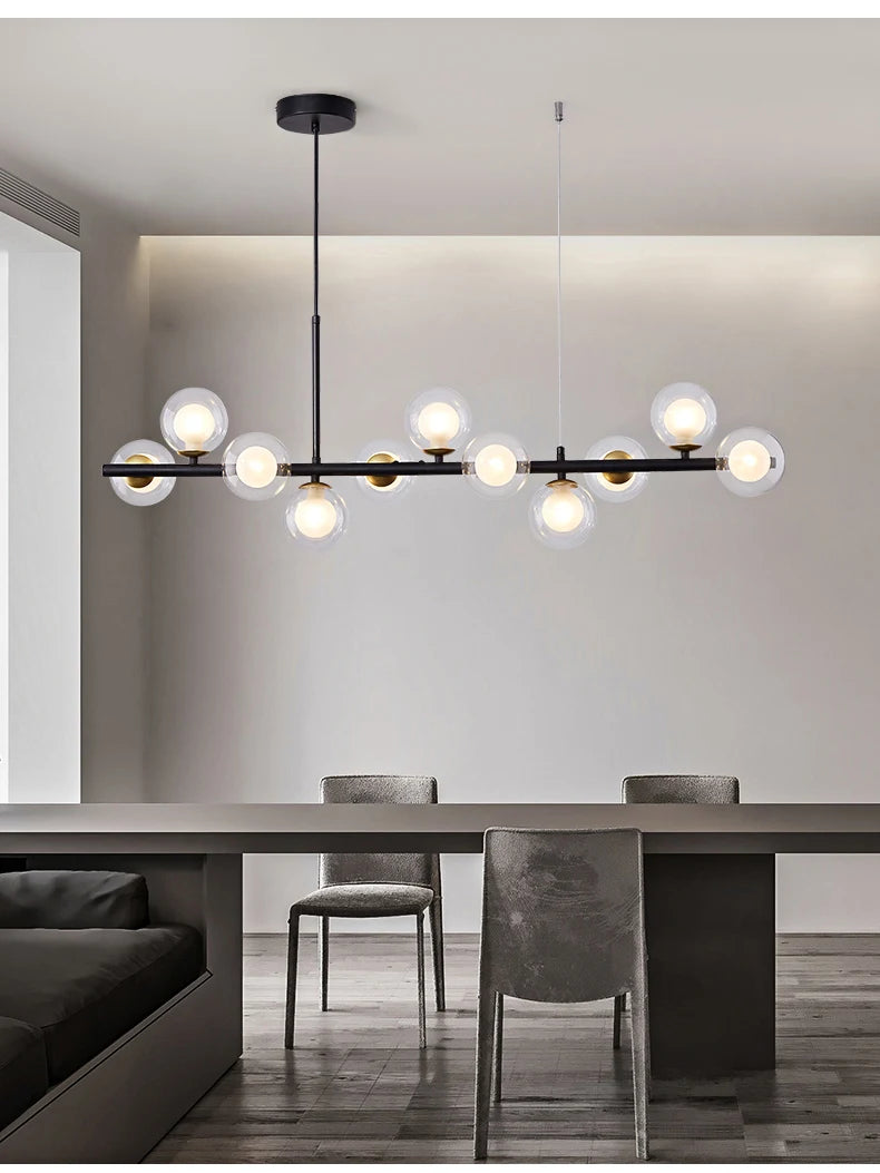 Suspension en verre fumé —  HORIZON Smoky