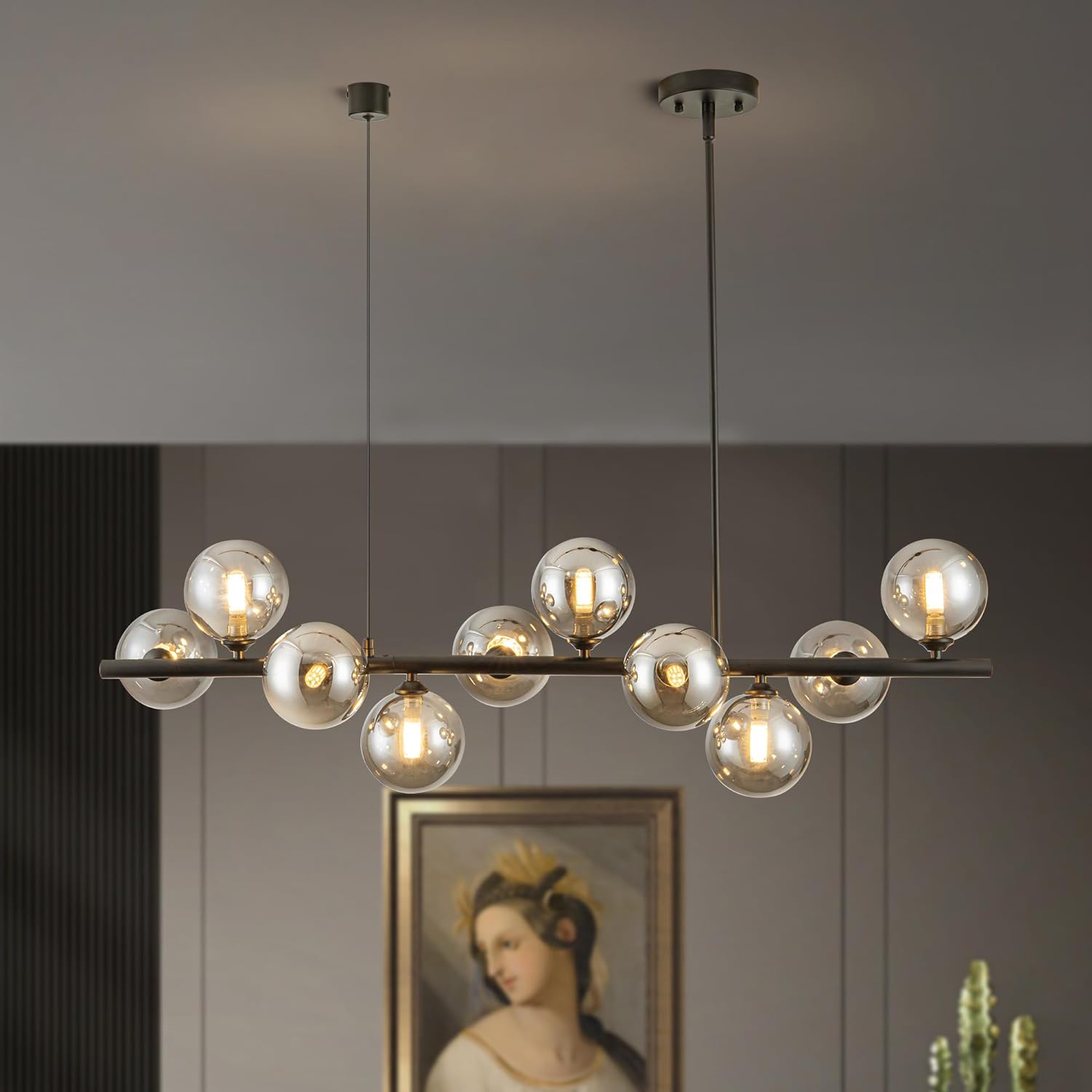 Suspension en verre fumé —  Horizon SMOKY