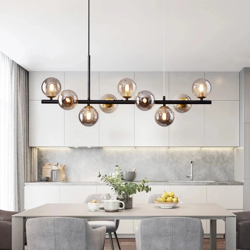 Suspension en verre fumé —  HORIZON Smoky