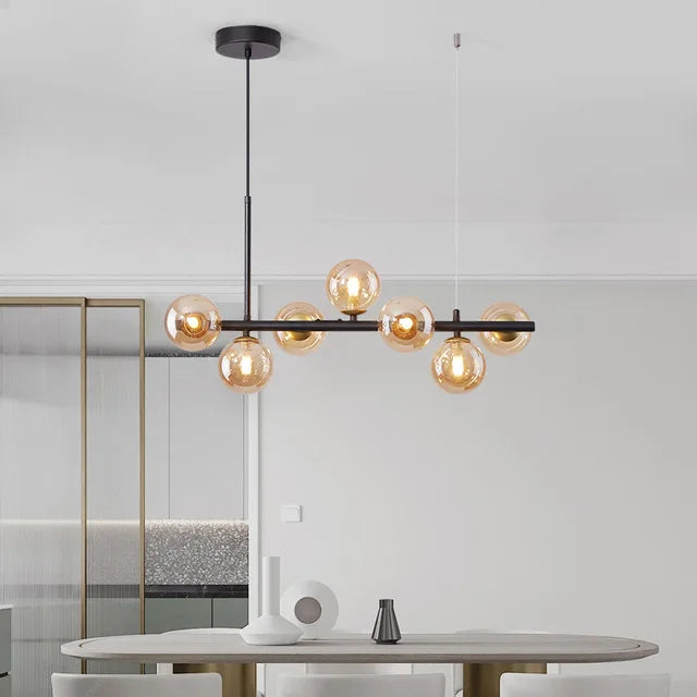 Suspension en verre fumé —  HORIZON Smoky