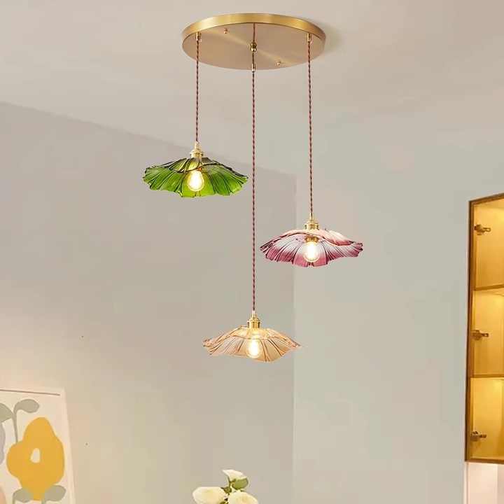 Suspension fleur colorée — FLORAL