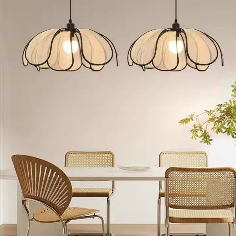 Suspension  fleur  en en Tissu Design  — Corolle