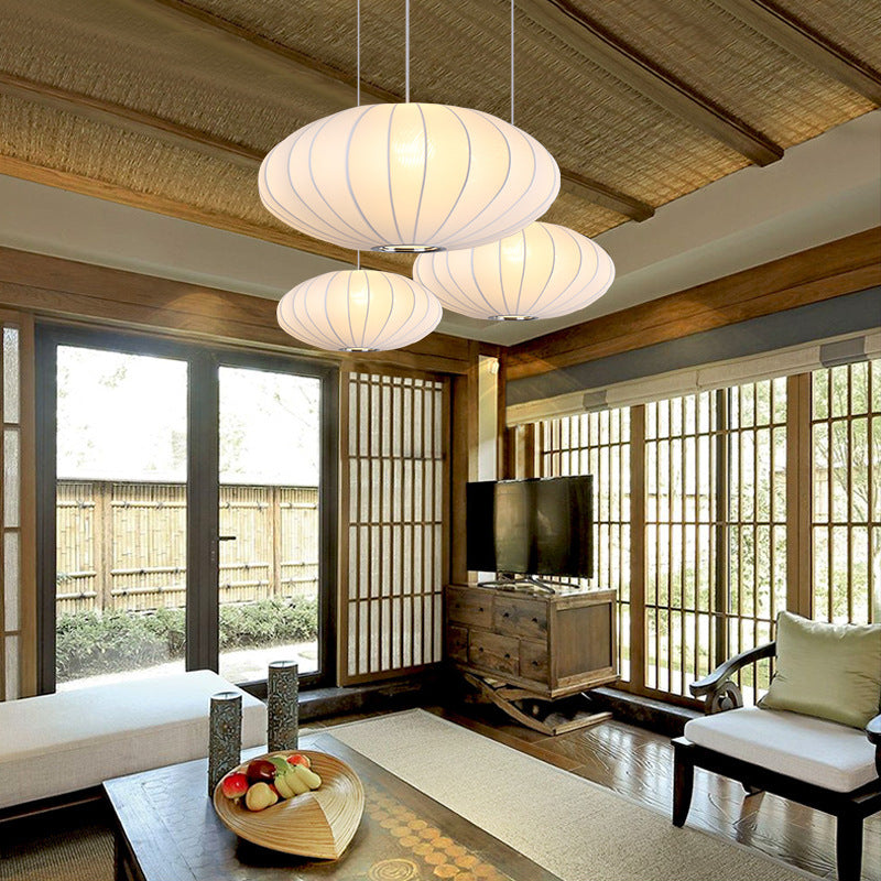 Suspension en tissu | Lune plissée