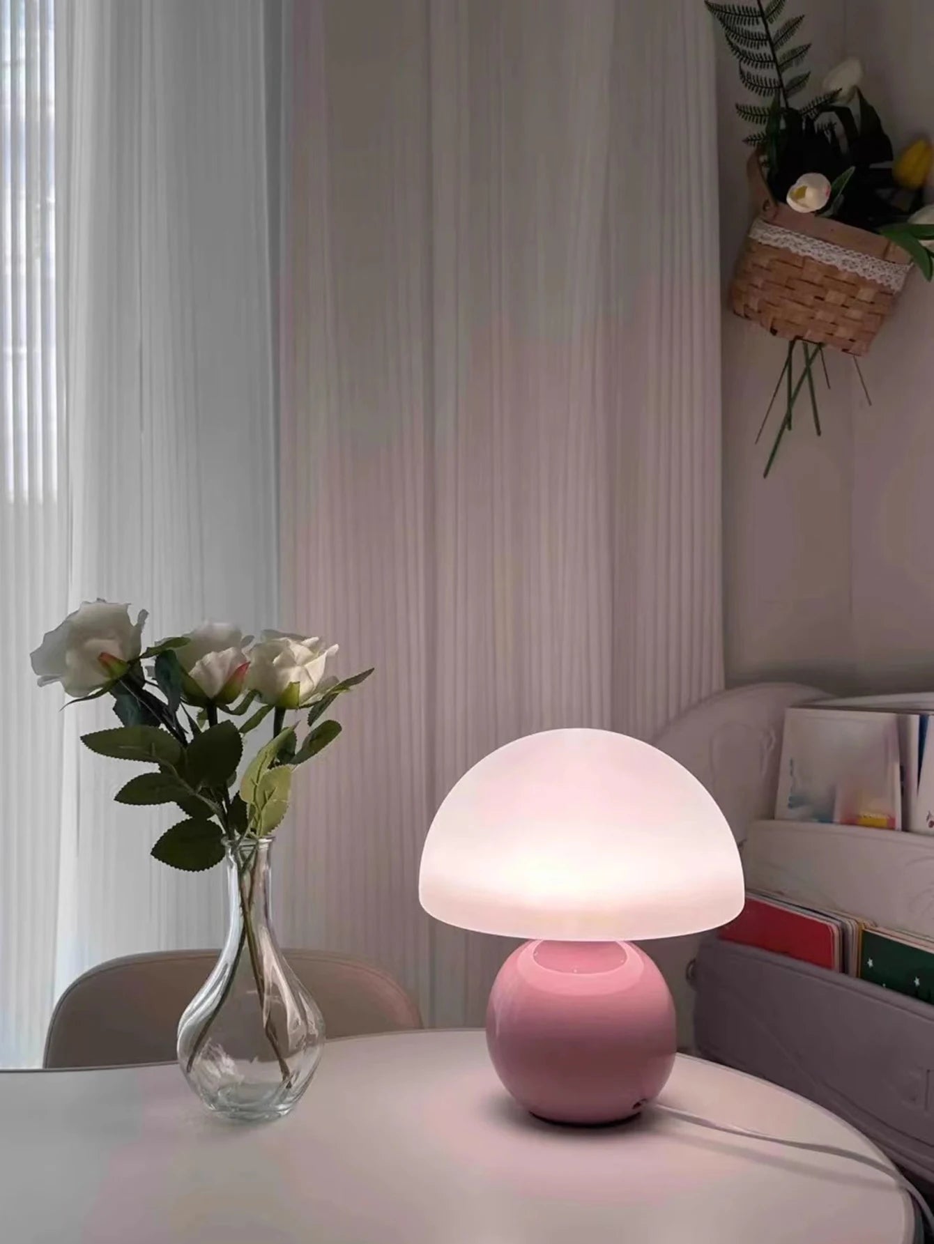 Lampe  rose