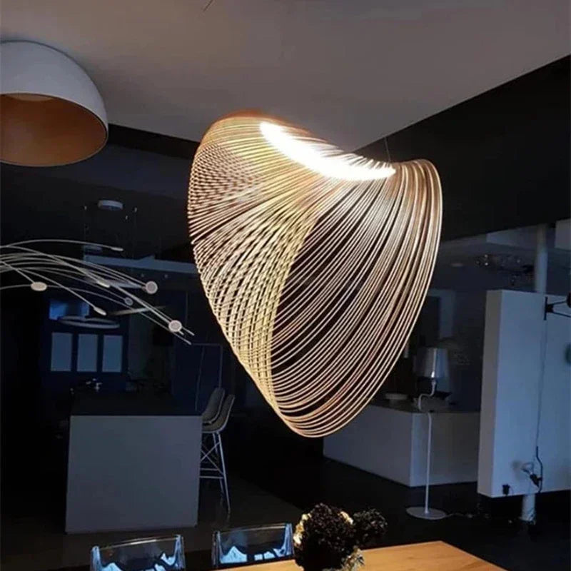 Suspension en bois sculpturale |Yuna