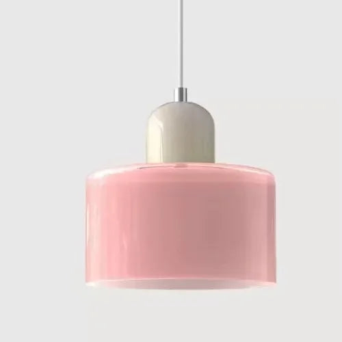 LAMPE SUSPENTUE | VINTAGE Tulipe Brun