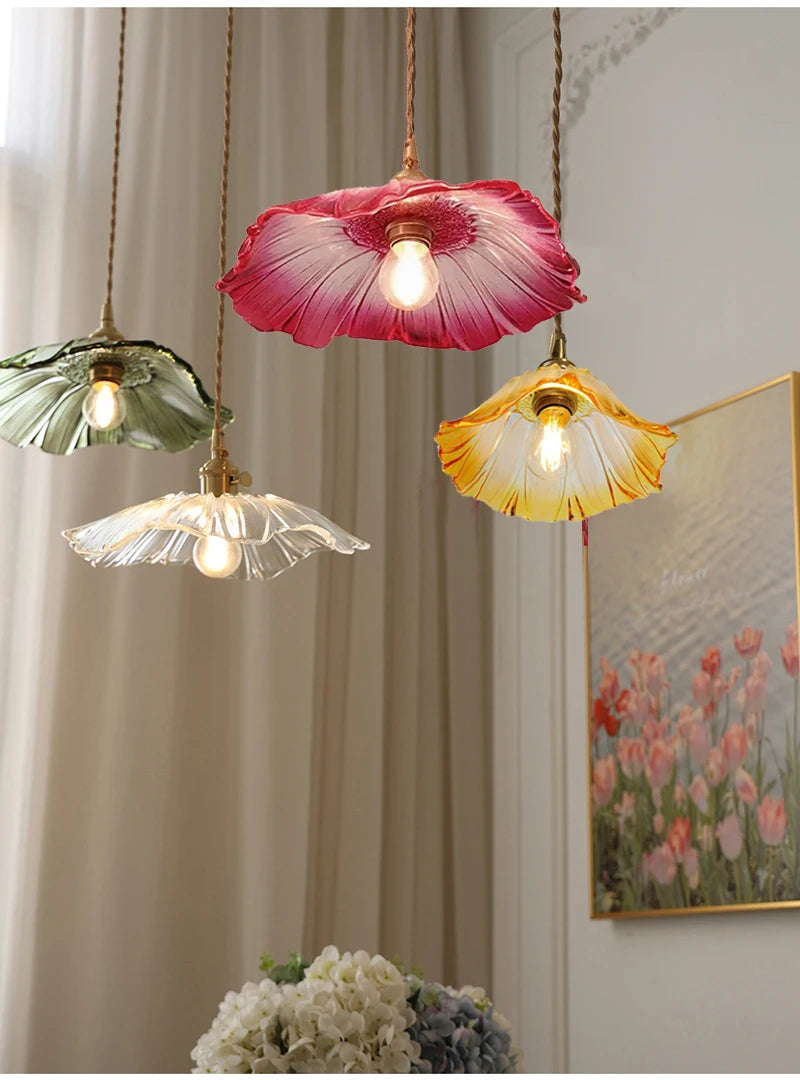 Suspension fleur colorée — FLORAL