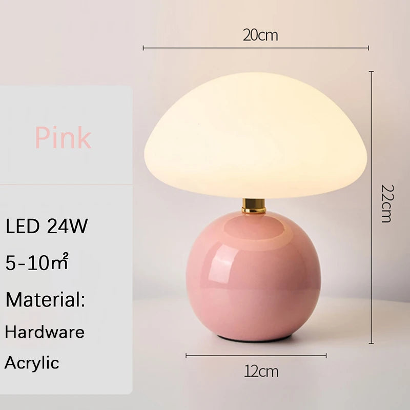 Lampe  rose