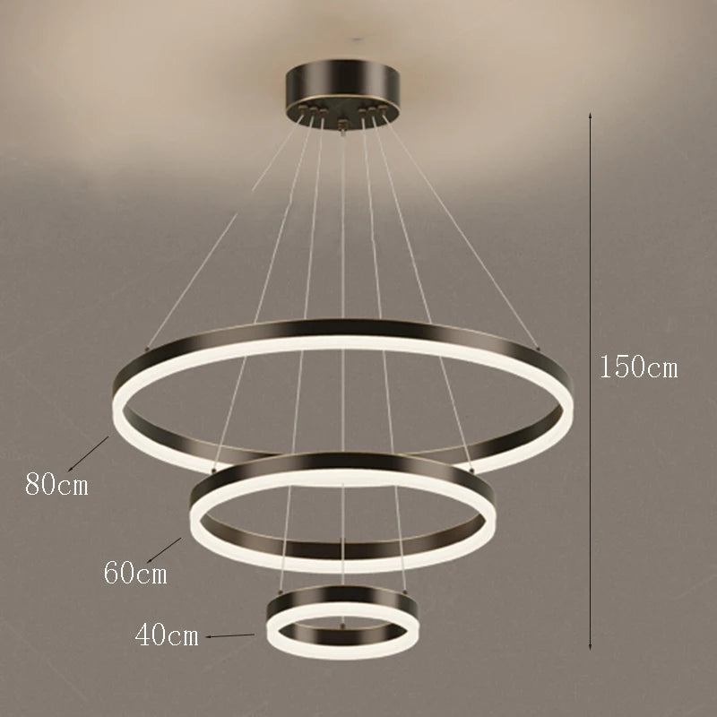SUSPENSION LED | Entonnoir Noir
