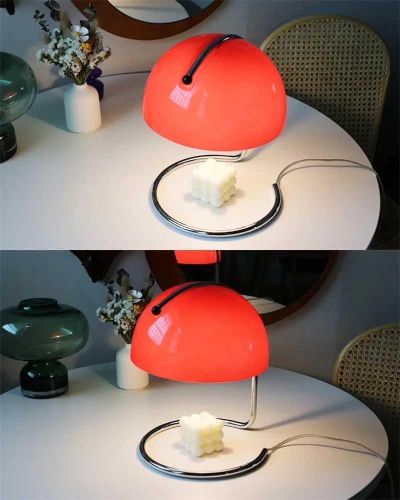 Lampe champignon orange |