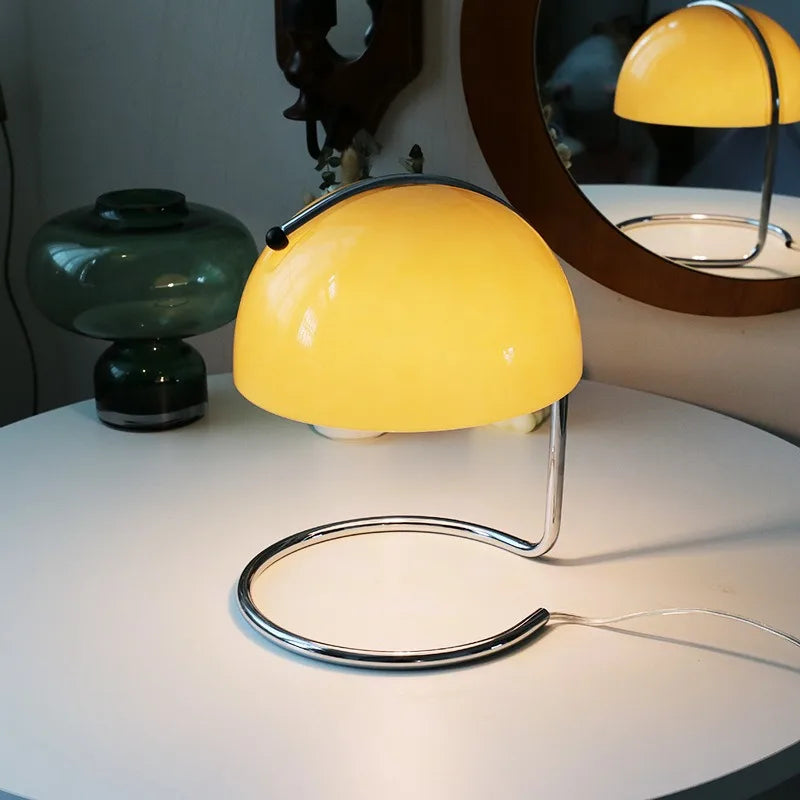 Lampe champignon orange |