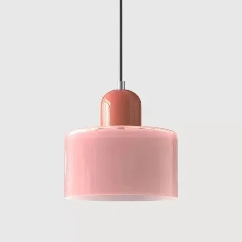 LAMPE SUSPENTUE | VINTAGE Tulipe Brun