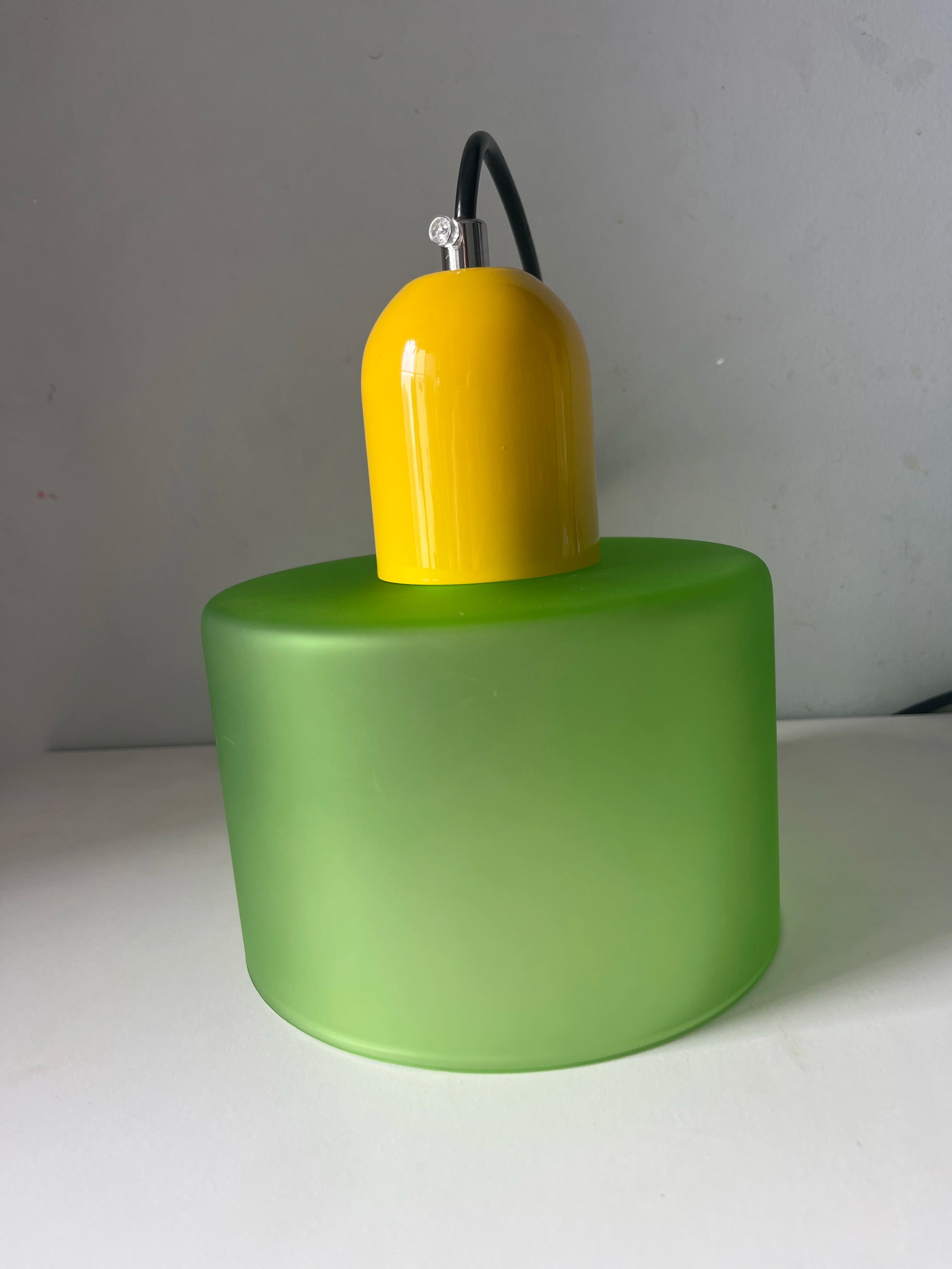 LAMPE SUSPENTUE | VINTAGE Tulipe Brun