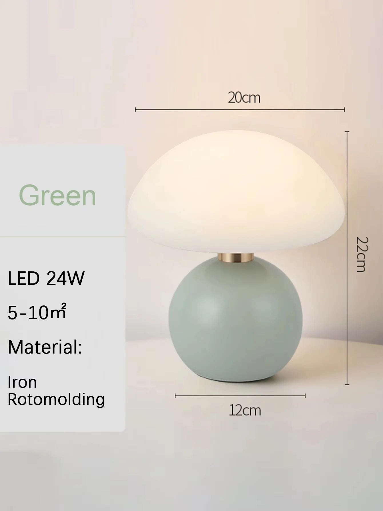 Lampe  rose