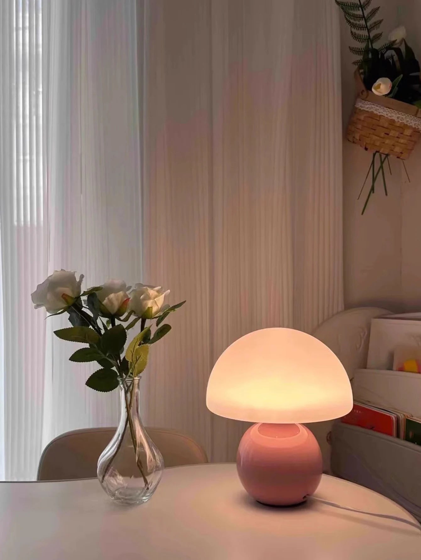 Lampe  rose