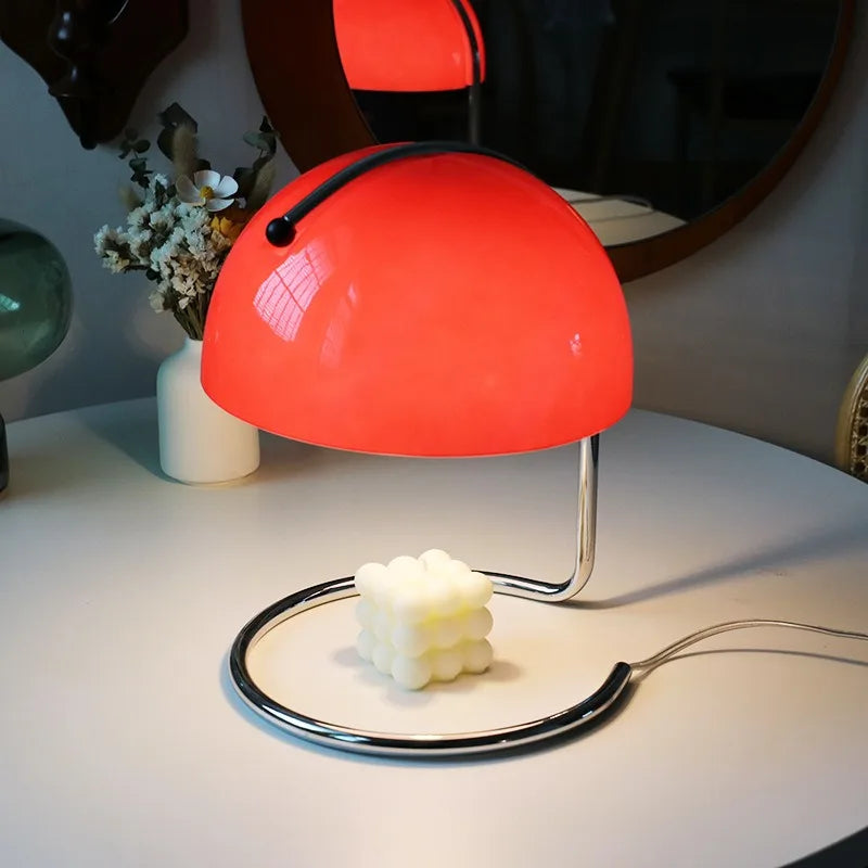 Lampe champignon orange |