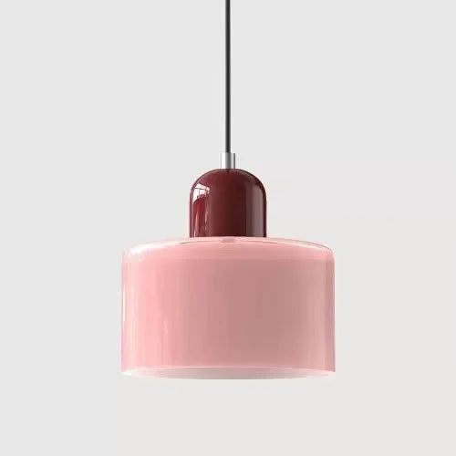 LAMPE SUSPENTUE | VINTAGE Tulipe Brun