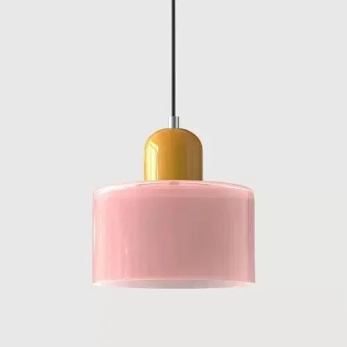 LAMPE SUSPENTUE | VINTAGE Tulipe Brun