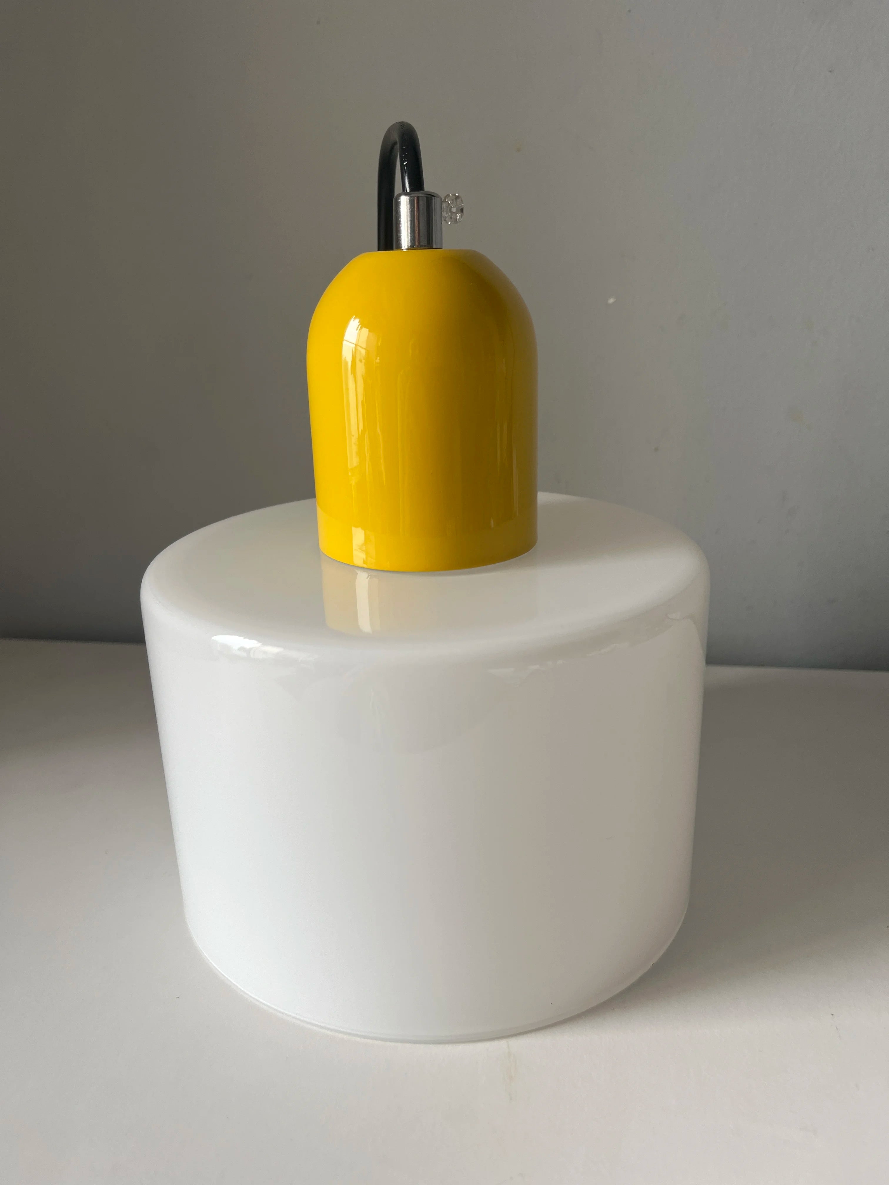 LAMPE SUSPENTUE | VINTAGE Tulipe Brun