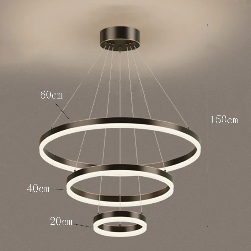 SUSPENSION LED | Entonnoir Noir