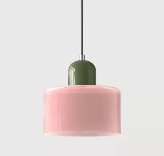 LAMPE SUSPENTUE | VINTAGE Tulipe Brun