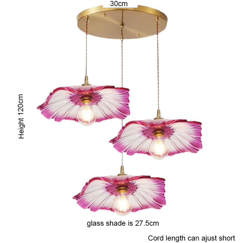 Suspension fleur colorée — FLORAL
