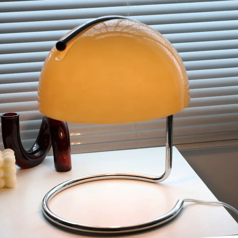 Lampe champignon orange |