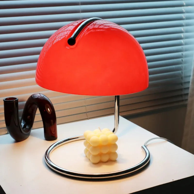 Lampe champignon orange |