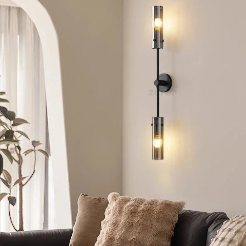 applique-murale -chandelier-noire