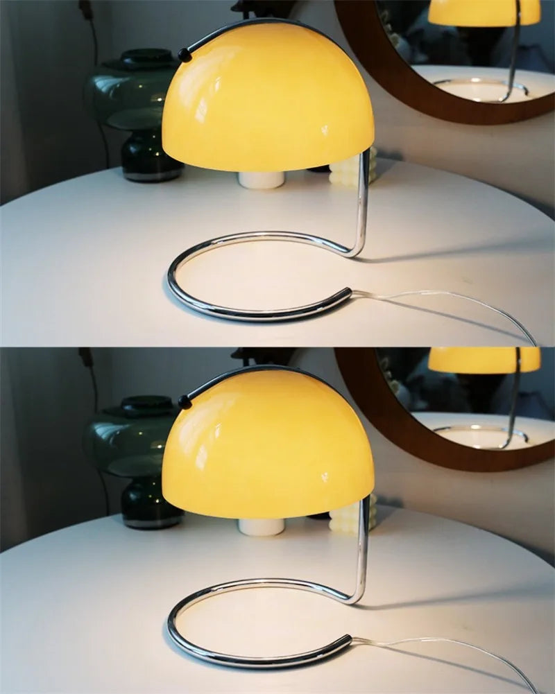 Lampe champignon orange |